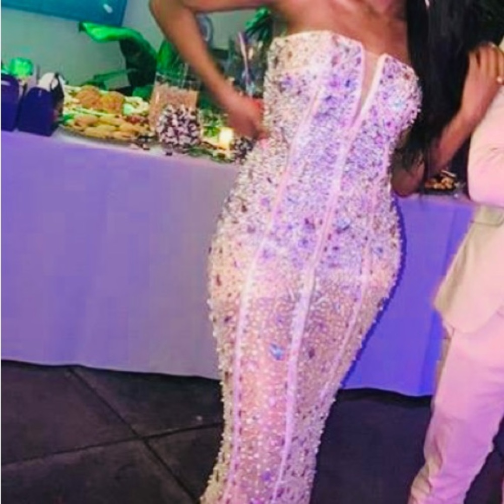 Bling prom dress